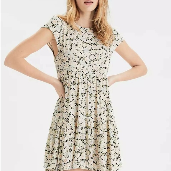 American Eagle Outfitters Dresses & Skirts - American Eagle Outfitters Floral Summer Babydoll Dress Boho Cottagecore